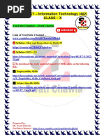 Class 10 IT Links 2022-23