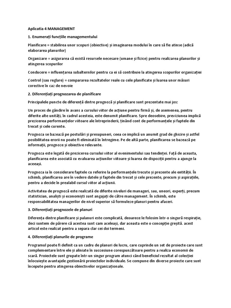 Aplicatia 4 MANAGEMENT | PDF