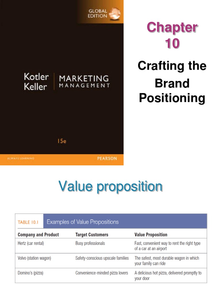 Crafting The Brand Positioning Pdf Brand Economies