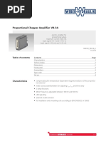 Proportional Chopper Amplifier VB-3A: Min Max