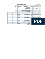 جدول المتابعه الاسبوعى لتقارير الفحص (المرحلة الميكانيكية - المرحلة النهائية للتركيبات 10-01-2023