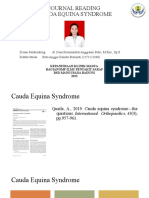 Journal Reading Cauda Equina Syndrome