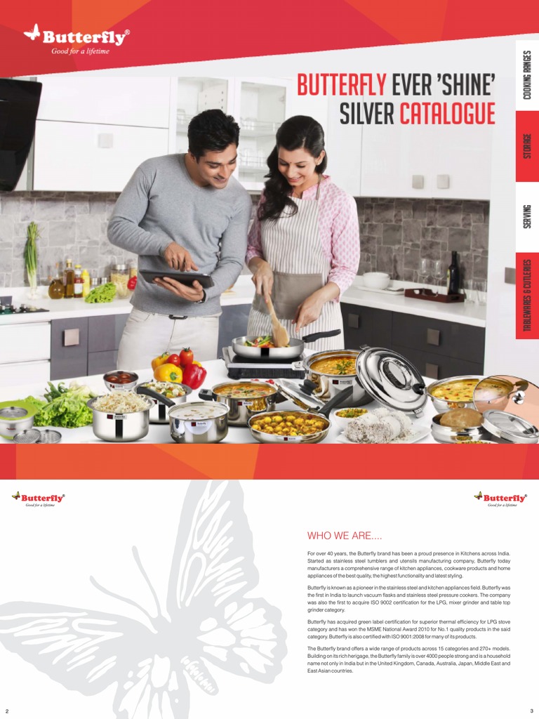 Butterfly Kitchen Products Catalogue | PDF | Cookware And Bakeware ...