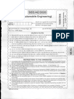 Automobile Engineering 2020 PDF