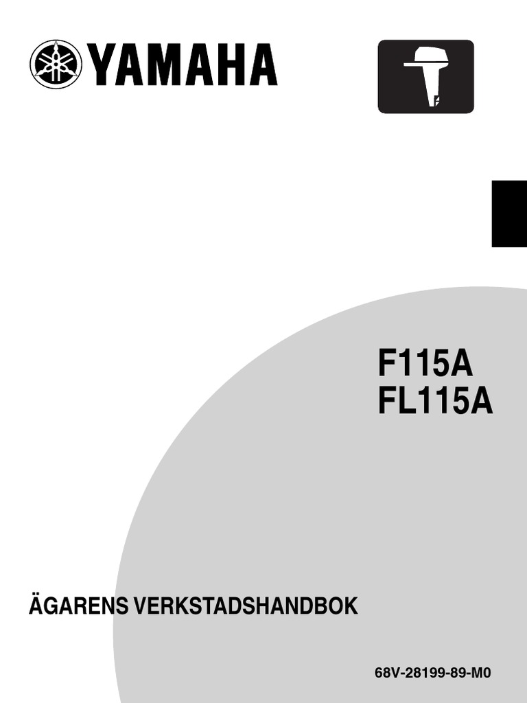 Yamaha F115 2008 Manual PDF