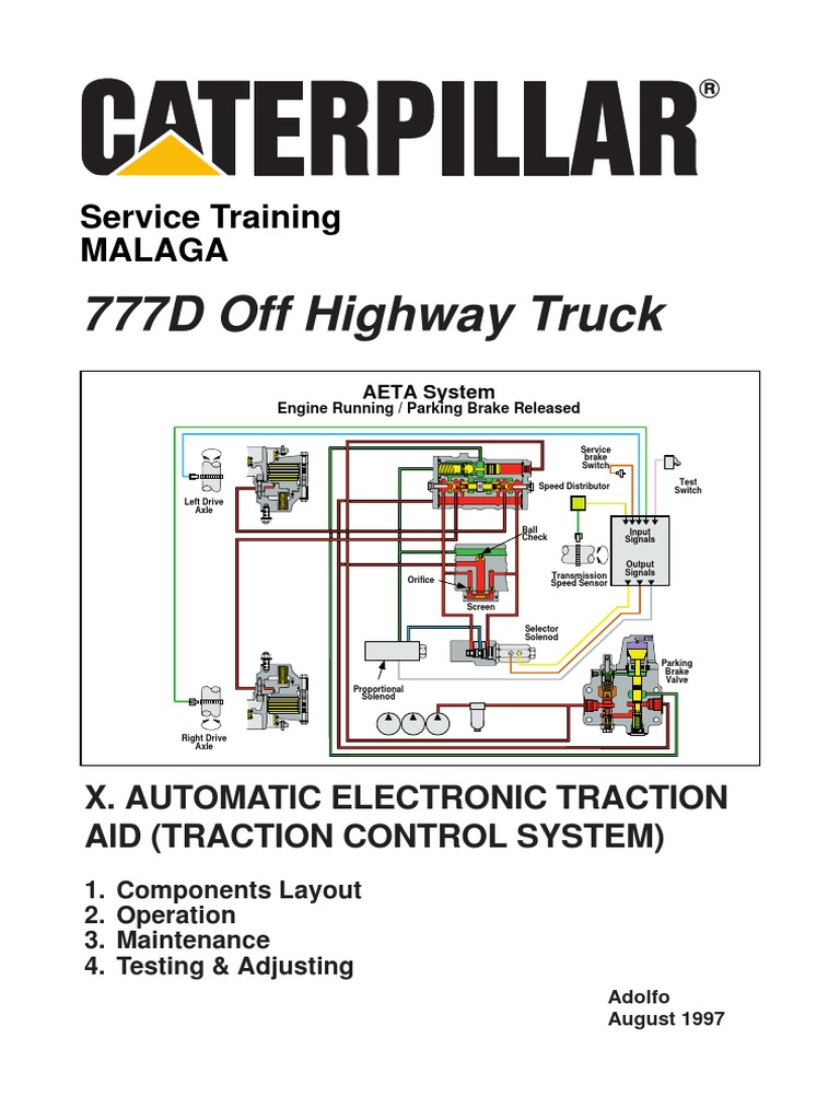 TCS System 777D PDF | PDF | Brake | Axle