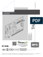 Ist BFT Thalia Manuale Istruzione Montaggio Collegamenti Instruction Manual Wiring PDF