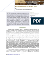 HR Practices and Policies Literature Review Dimensions