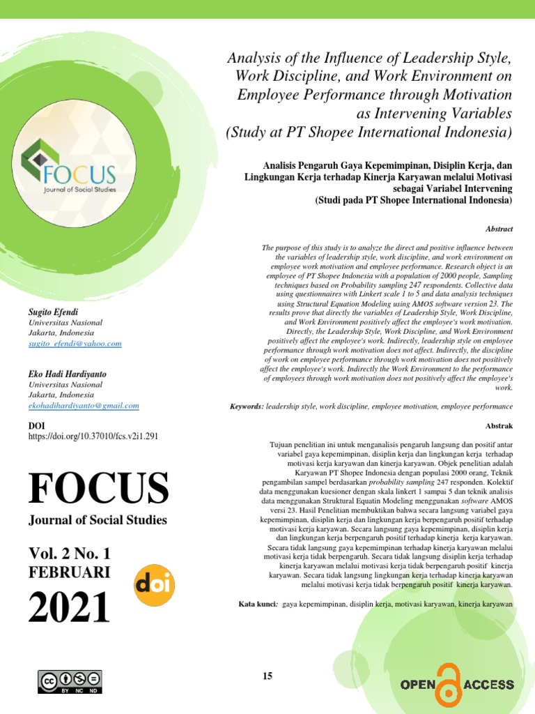 Leadership Impact on Employee Performance | PDF | Goodness Of Fit ...