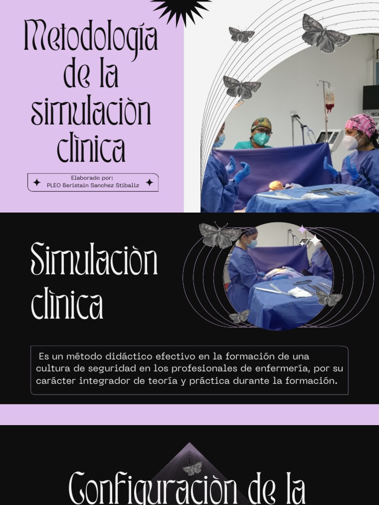 Metodolog a de la simulaci n cl nica pdf simulaci n aprendizaje