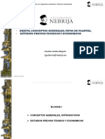 Plantas Industriales-Universidad Nebrija Bloques I Estudios Previos