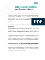 24 Consejos para - Conseguir - Backtests - y - Sistemas - de - Trading - Robustos