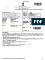 Appointment Reciept PDF