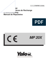 Parts Manual Mp20x b843