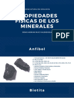 Propiedades Fisicas de Los Minerales