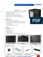 TS-WM –DS ARMOIRE MURALE- DOUBLE SECTION Network Cabinet