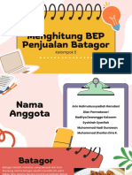 Menghitung BEP Batagor Kel. 5