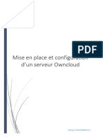 Mise en Place Et Configuration D Un Serveur Owncloud