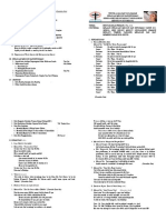 Revisi I, Acara & Tata Ibadah Perayaan Mission & Reformasi 2022