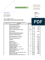 Direction Générale Et Direction Des Communication (DCI) Devis 4