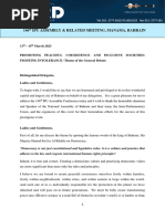 Promoting Peaceful Coexistence and Inclusion