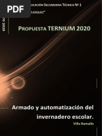 Armado y Automatización Del Invernadero PP2020