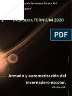 Armado y Automatización Del Invernadero PP2020