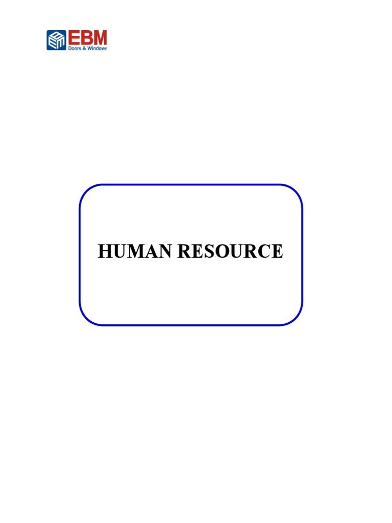 Human Resource PDF