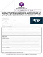 Certificat Medical Initial Modele ONCD