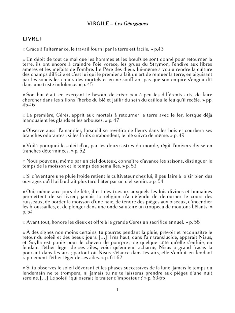 Les Géorgiques de Virgile : Agriculture et Nature | PDF | Usine | Ouvrier
