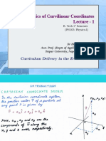 Lecture - 1 - Curvilinear - Coordinates 1