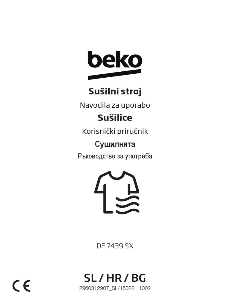 Navodila Susilec Beko DF 7439 SX | PDF