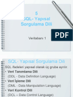 SQL-Yapısal Sorgulama Dili PDF