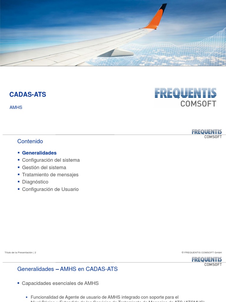 04 AR-EANA-AMHS CADAS-ATS AMHS V1.1 Es | PDF | Autenticación | Archivo ...
