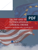 Term Paper-Trump and The International Liberal Order