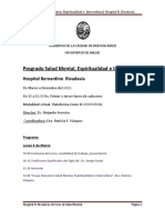 Posgrado Salud Mental y Espiritualidad