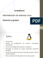 Gestión usuarios Linux