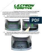How to remove, replace modules in Prius hybrid battery (2004-2009