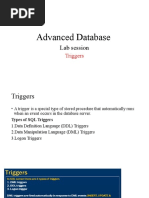 Advanced Database: Lab Session