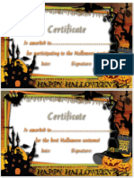 Halloween Diploma