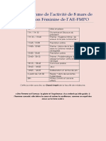Chronogramme Definitif 8 Mars PDF