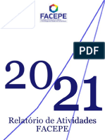 FACEPE Relatório de Atividades 2021 PDF