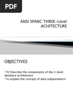 Three Level Architecture