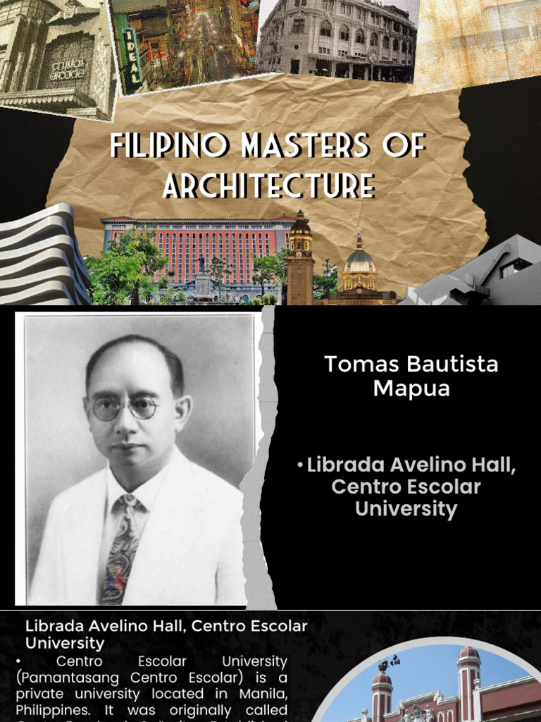 Filipino Masters in Architecture PDF Manila Philippines
