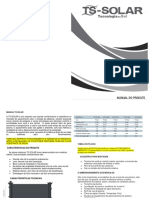 Manual de Instalação e Termo de Garantia TS Solar-1 PDF