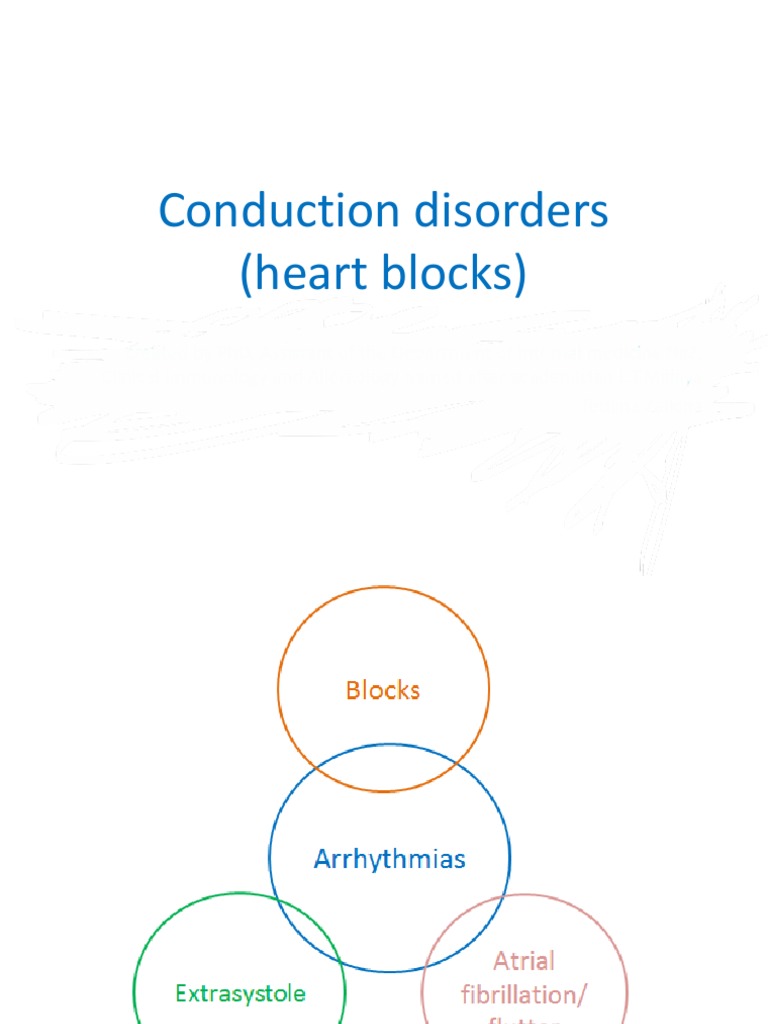 Lesson V Conduction Disorders Heart Blocks PDF PDF