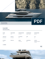 Ferretti 860 Sales Brochure