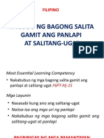Filipino - Week4 - Pagbuo NG Bagong Salita Gamit Ang Panlapi