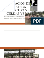 Evaluación de Parámetros Productivos Cerdas VS Vacas