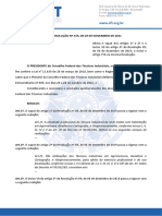 RESOLUCAO no 159.2021 PLENARIA  Altera a Resolucao 89